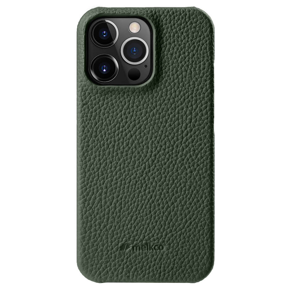 Magnetické ochranné pouzdro MELKCO pro iPhone 14 Pro Max Originální kryt PC telefonu potažený hovězí kůží Magnetické ochranné pouzdro MELKCO pro iPhone 14 Pro Max Originální kryt PC telefonu potažený hovězí kůží